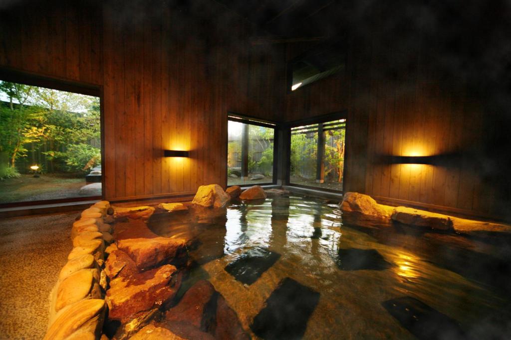 Posezení v ubytování Tetsuka Ryokan