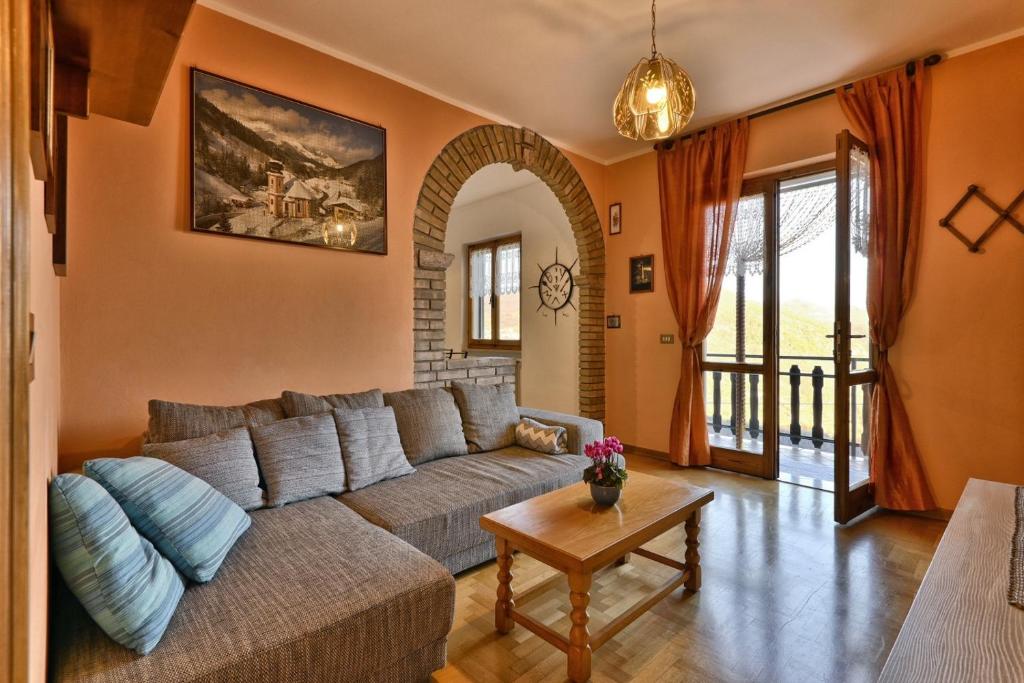 Posezení v ubytování Rustico Massimo - Theater Home