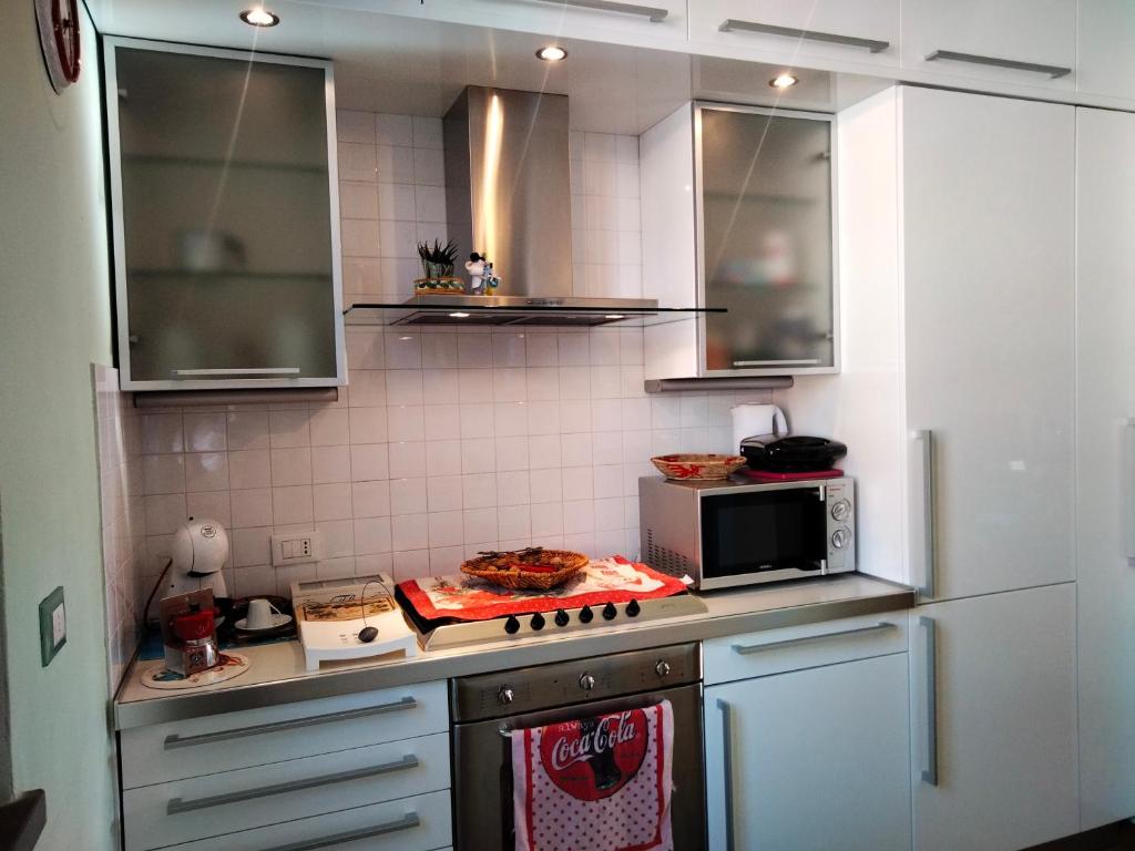 Kuchnia lub aneks kuchenny w obiekcie Bed And Breakfast Loriana
