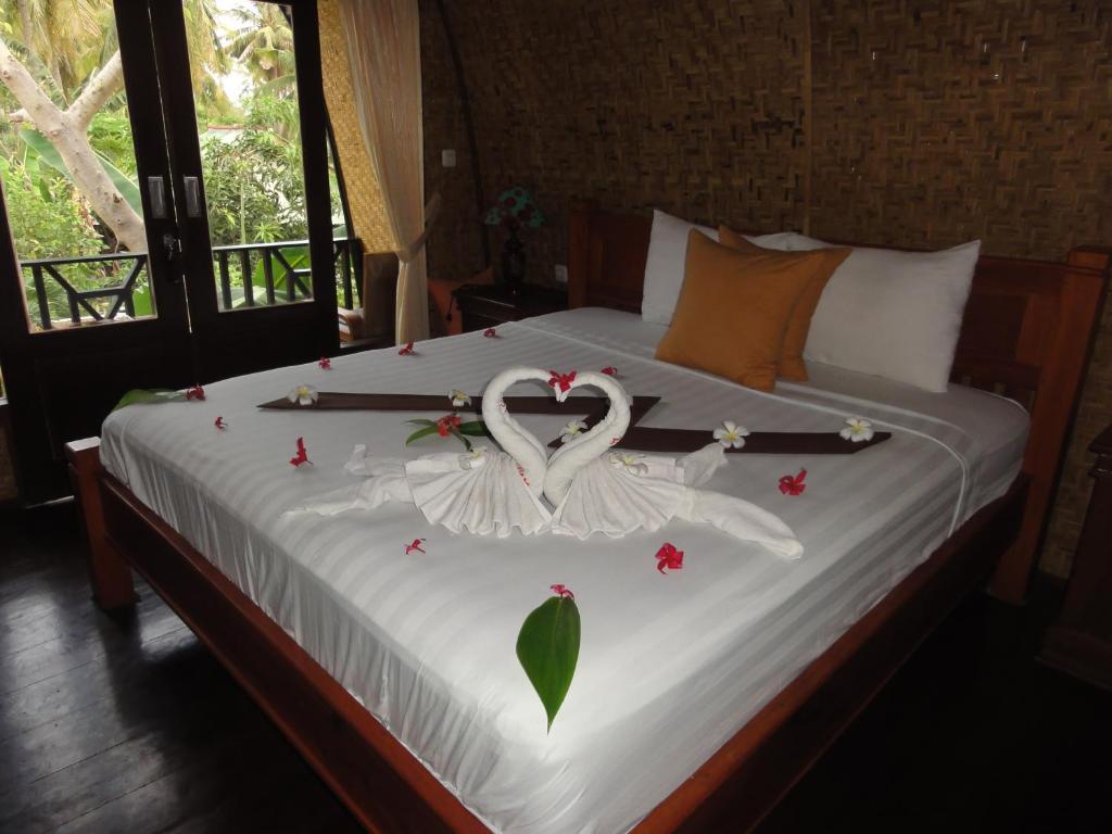 Cama o camas de una habitación en Villas Ganjor