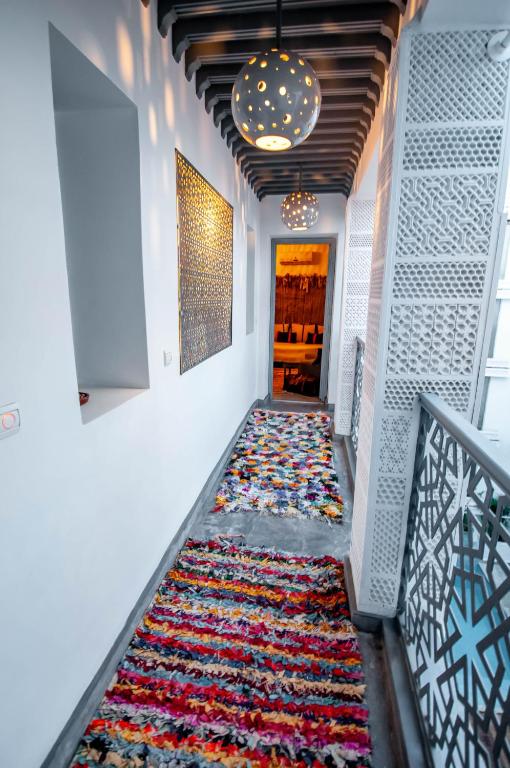 Postel nebo postele na pokoji v ubytování Riad Origines