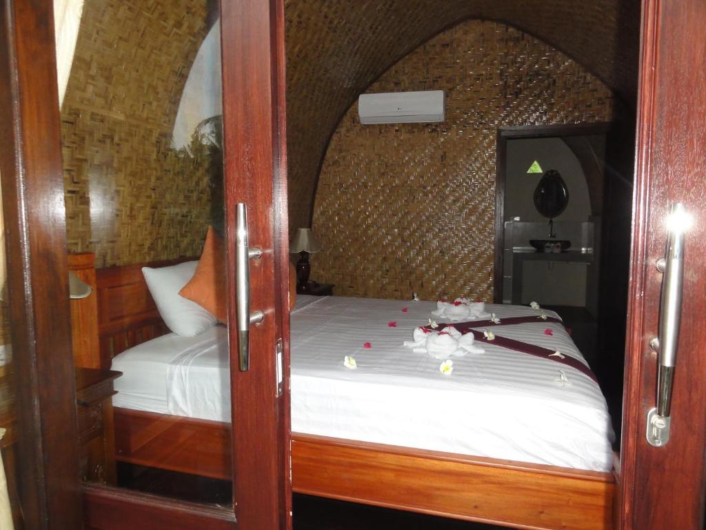 Cama o camas de una habitación en Villas Ganjor