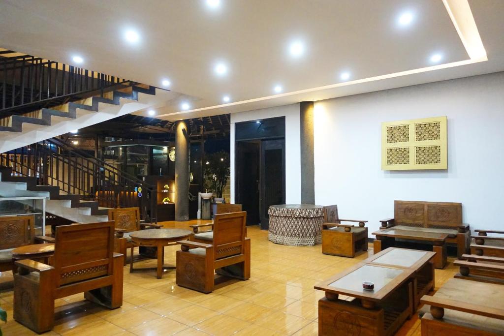 Posezení v ubytování Saung Balibu Hotel