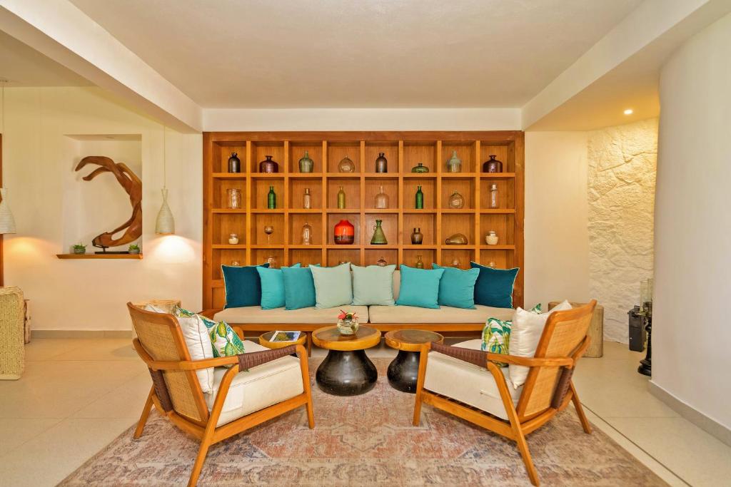 Posezení v ubytování Seasense Boutique Hotel & Spa
