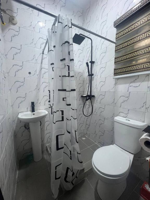Koupelna v ubytování Rehoboth Homes