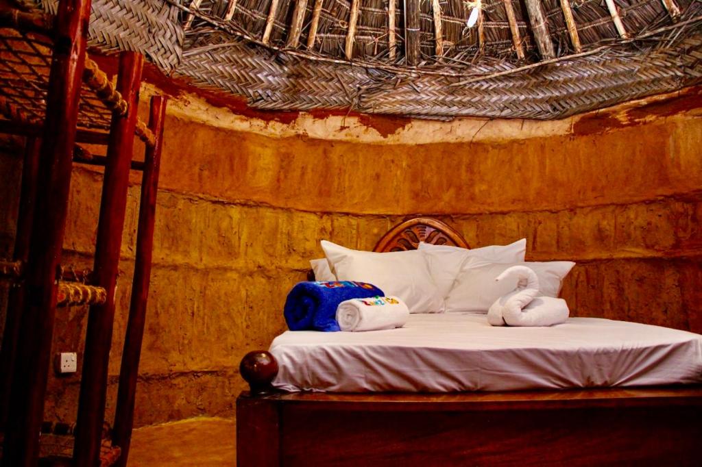 Postel nebo postele na pokoji v ubytování Zanzigo