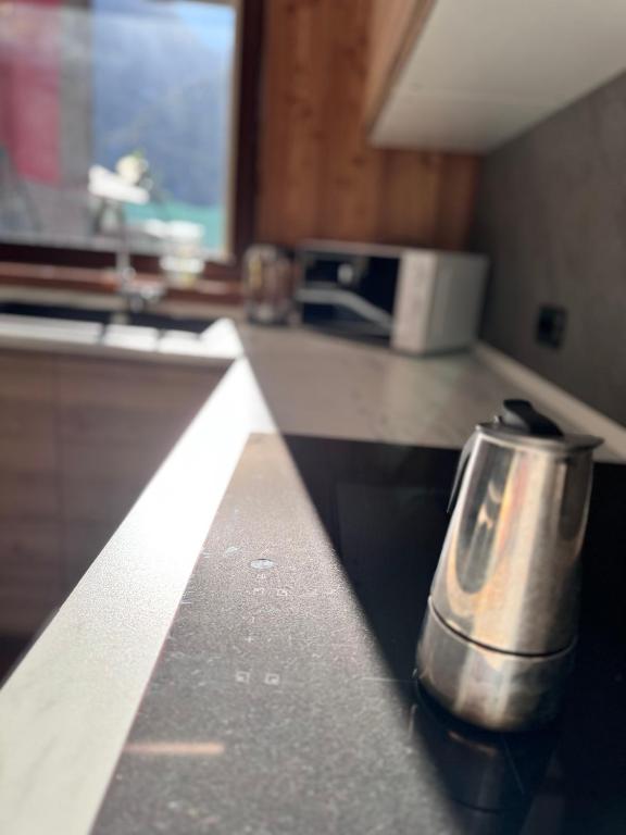 Kuchyň nebo kuchyňský kout v ubytování Residenze Vezza - Il Larice -