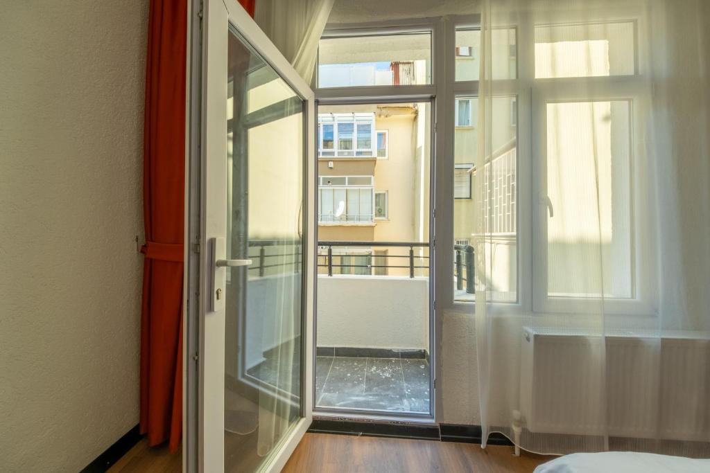 Et badeværelse på Hexa Apartments Sisli