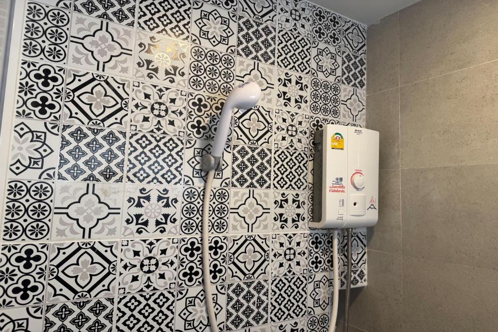 Koupelna v ubytování Smith Hotel