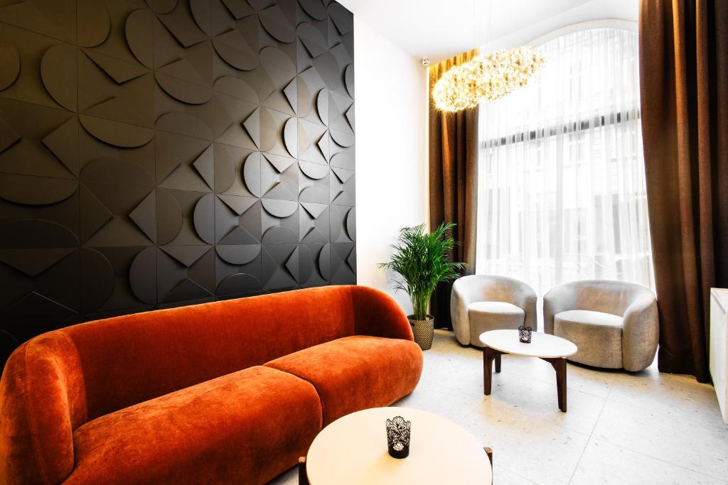 Posezení v ubytování Vayalen Boutique Hotel
