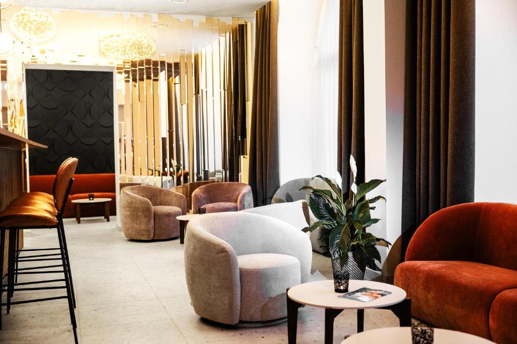 Posezení v ubytování Vayalen Boutique Hotel