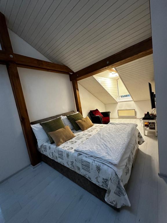 Postel nebo postele na pokoji v ubytování Casa Styner