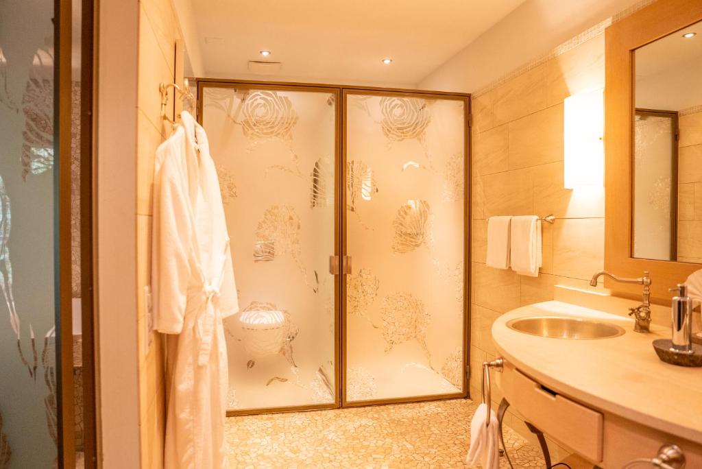Koupelna v ubytování Bad Bubendorf Design & Lifestyle Hotel