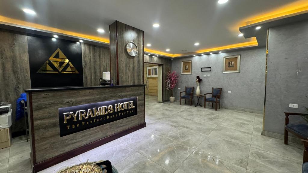 Certifikát, hodnocení, plakát nebo jiný dokument vystavený v ubytování Konooz Pyramids Hotel