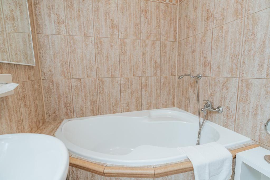 Koupelna v ubytování Penzion Bene