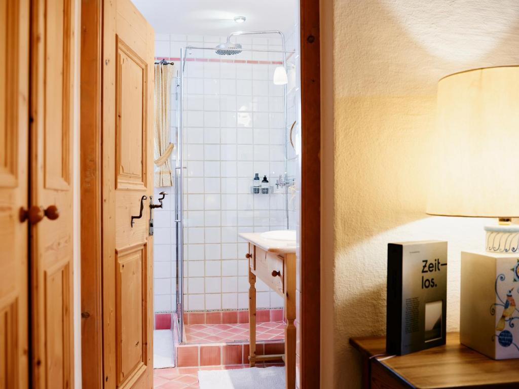 Kúpeľňa v ubytovaní TAUROA Winterstellgut