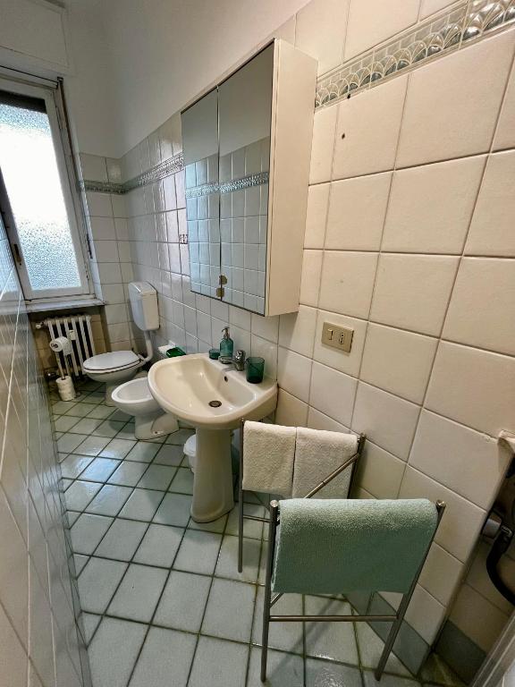 Koupelna v ubytování Porta Navina