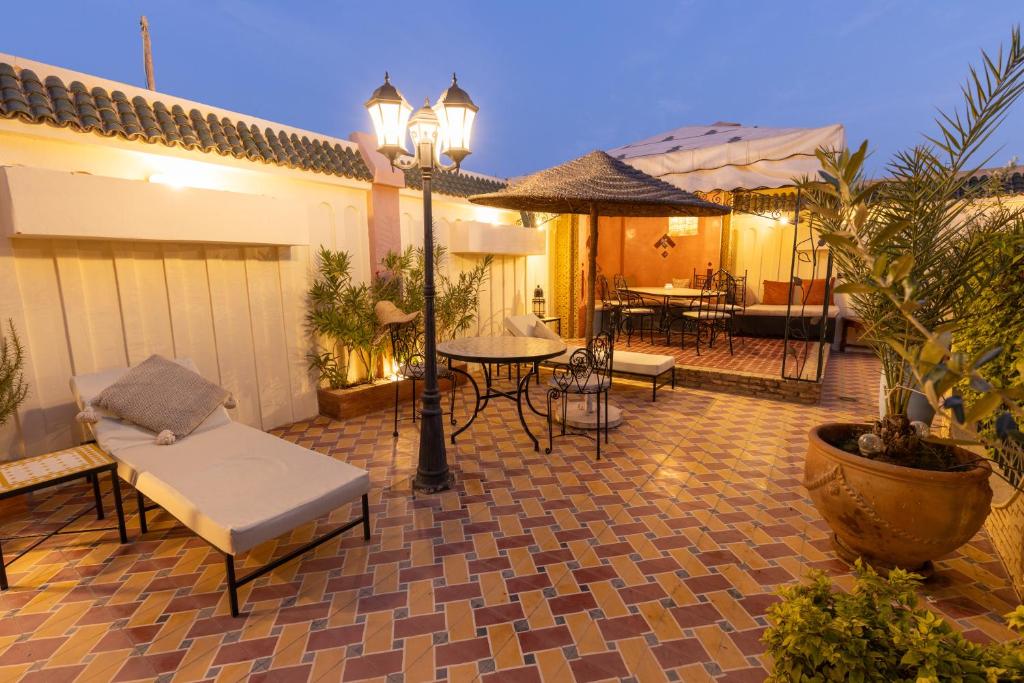 Patio nebo venkovní prostory v ubytování Riad Aicha Marrakech