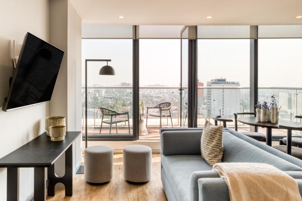 ULIV Mexico City - Appartement 2 Chambres Avec Balcon