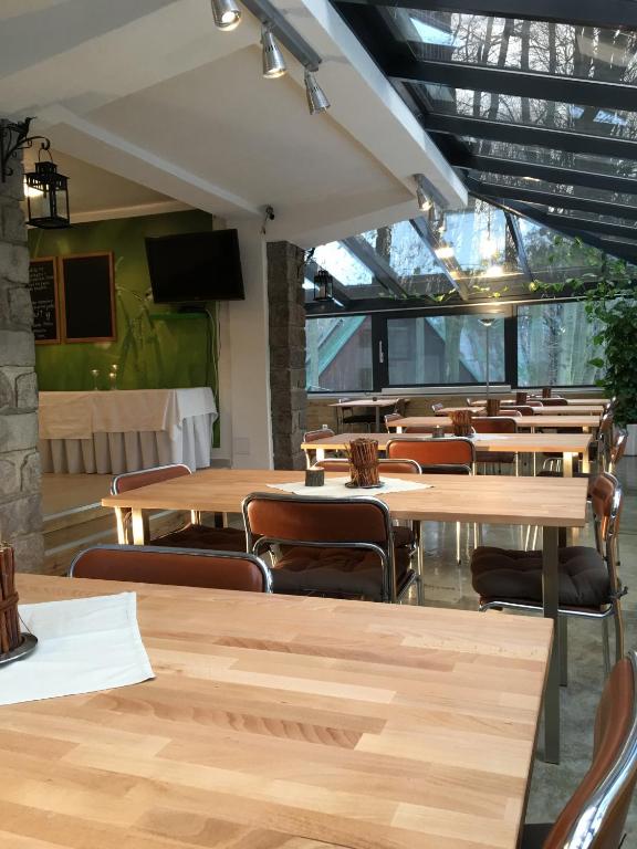 Restaurace v ubytování Penzión Modrý Dom