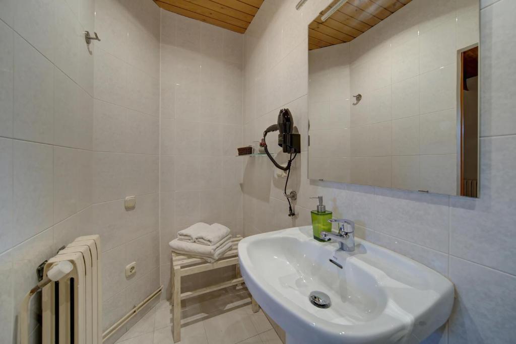 Koupelna v ubytování Casa Jansú