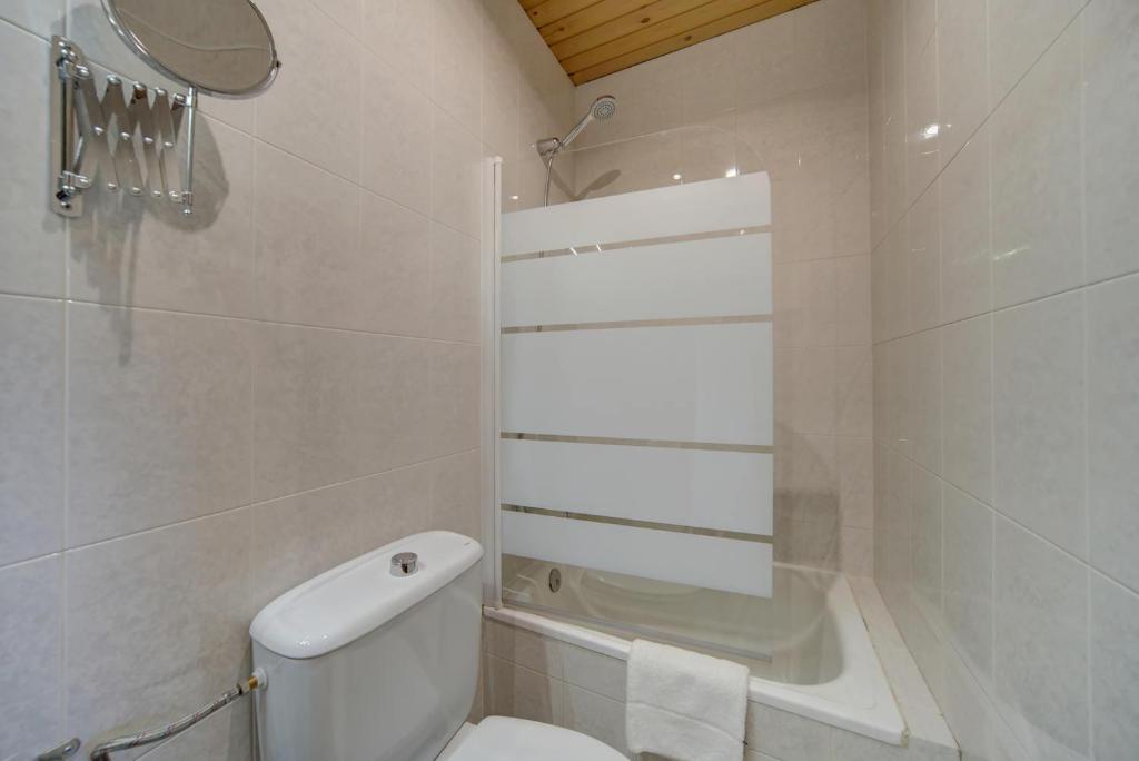Koupelna v ubytování Casa Jansú