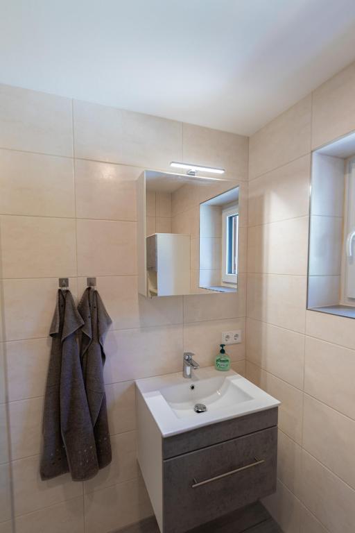 Koupelna v ubytování Ferienwohnung Eisl