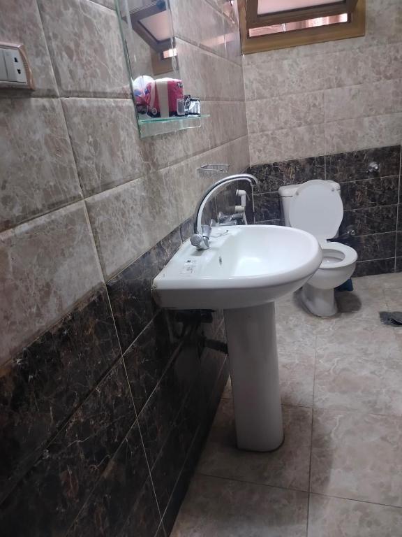 Koupelna v ubytování Abo Elwafa Hotel