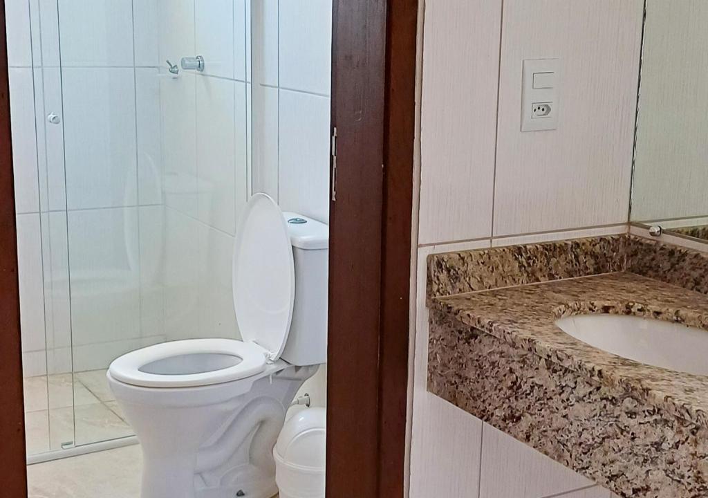 Koupelna v ubytování Pousada Nereidas