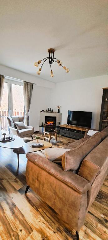 Posezení v ubytování Nikolic 2 Apartmen