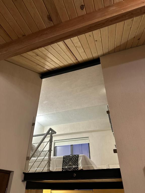 TV a/nebo společenská místnost v ubytování Hotel Del Valle
