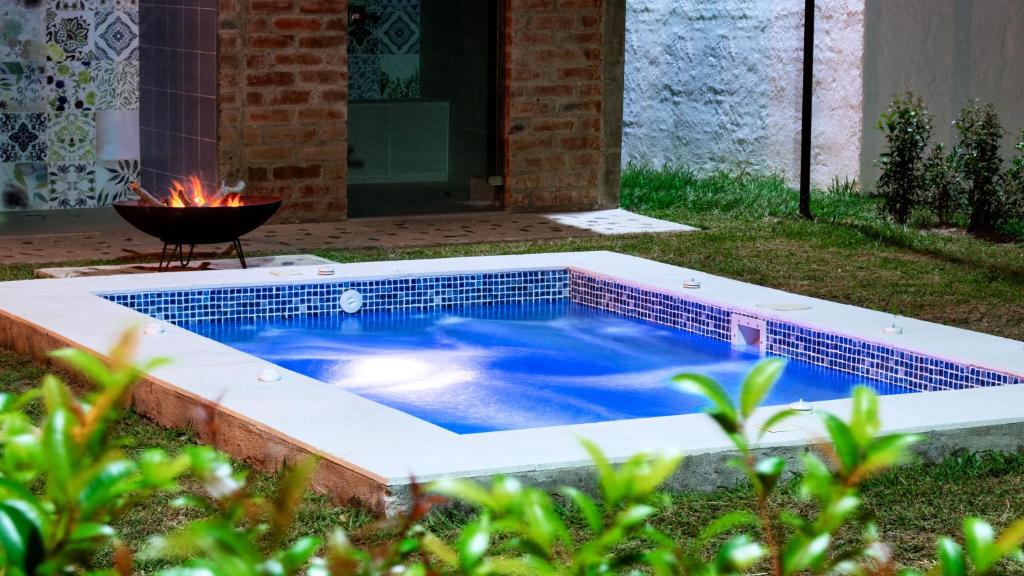 Bazén v ubytování Hacienda La Tulia Eco Hotel nebo v jeho okolí