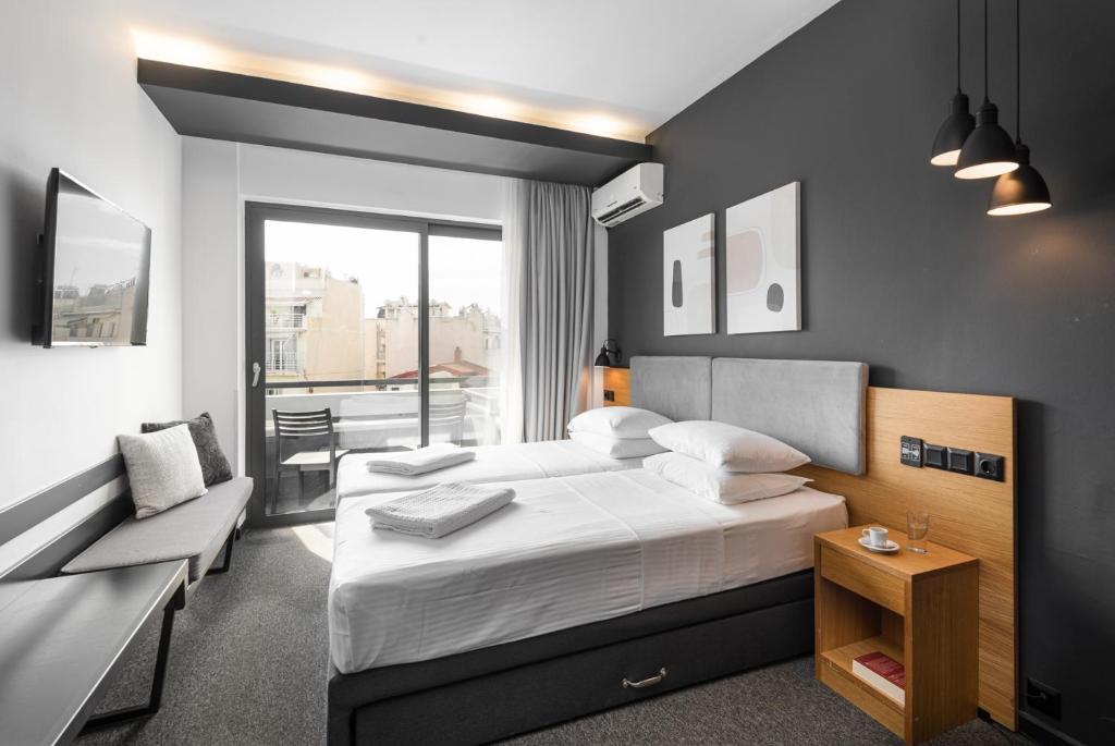 Postel nebo postele na pokoji v ubytování Park Hotel