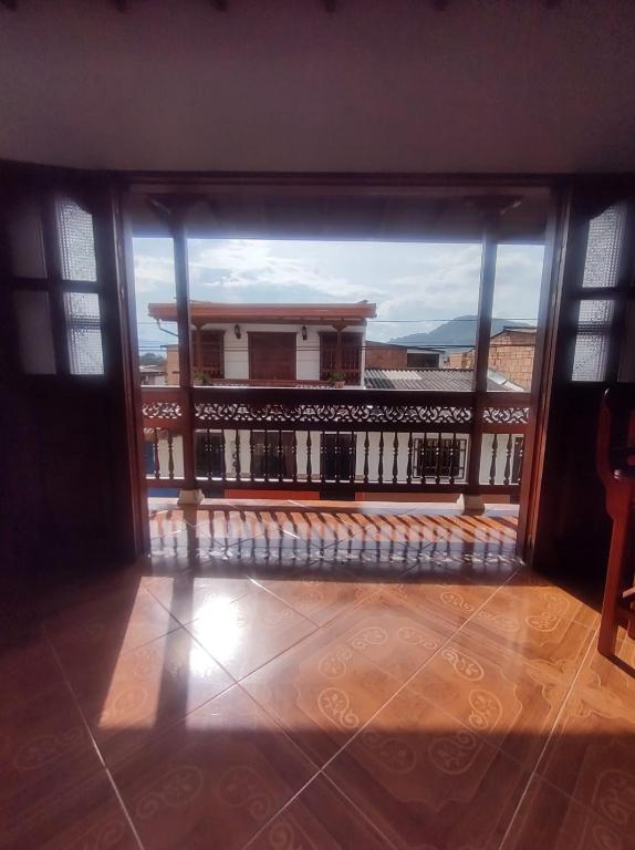 Balkón nebo terasa v ubytování Vivienda turística Doña Barbara