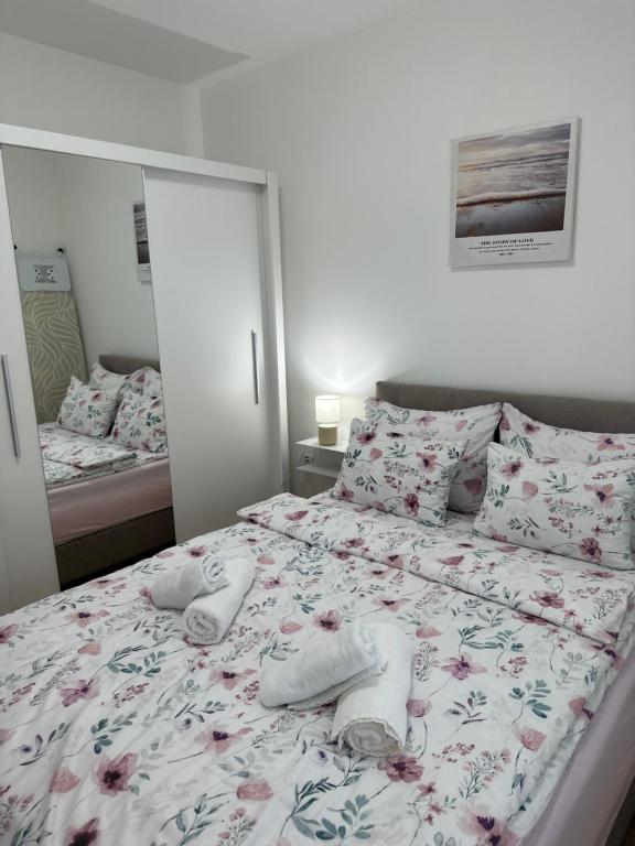 Krevet ili kreveti u jedinici u okviru objekta Apartment Athens