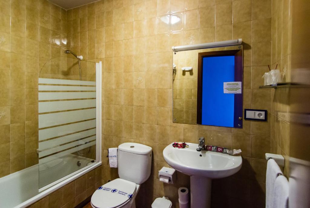 Ванная комната в O Son Do Mar