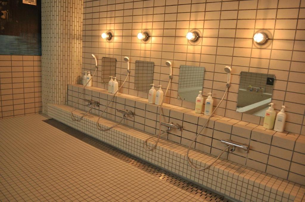 ロッジ三笠 Lodge Mikasaにあるバスルーム
