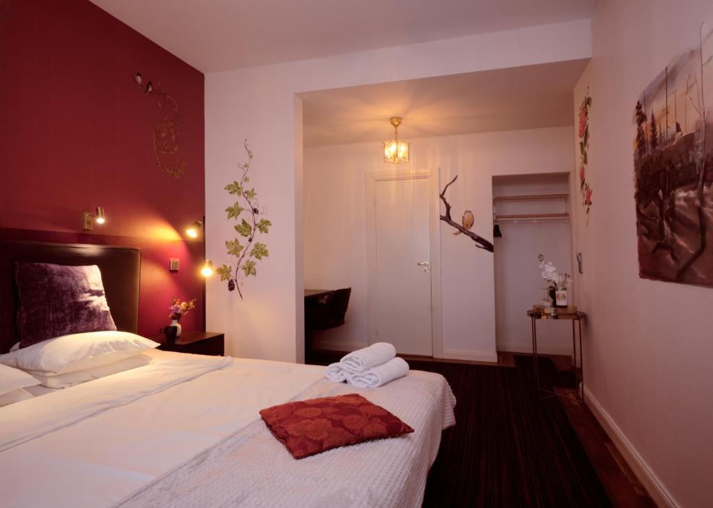 Postel nebo postele na pokoji v ubytování City Hotel Söder