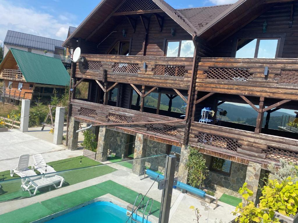 Bazén v ubytování Private Cottage 375 nebo v jeho okolí