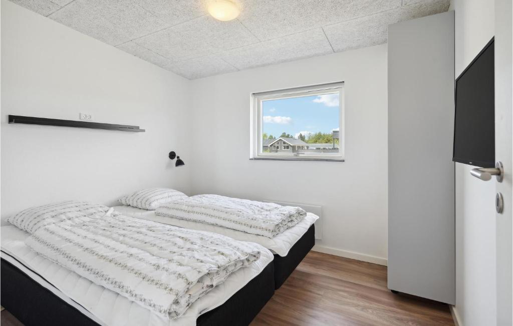 Postel nebo postele na pokoji v ubytování Pet Friendly Home In Nørre Nebel