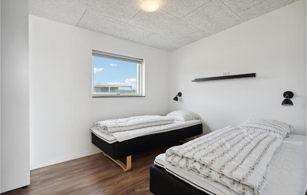 Postel nebo postele na pokoji v ubytování Pet Friendly Home In Nørre Nebel