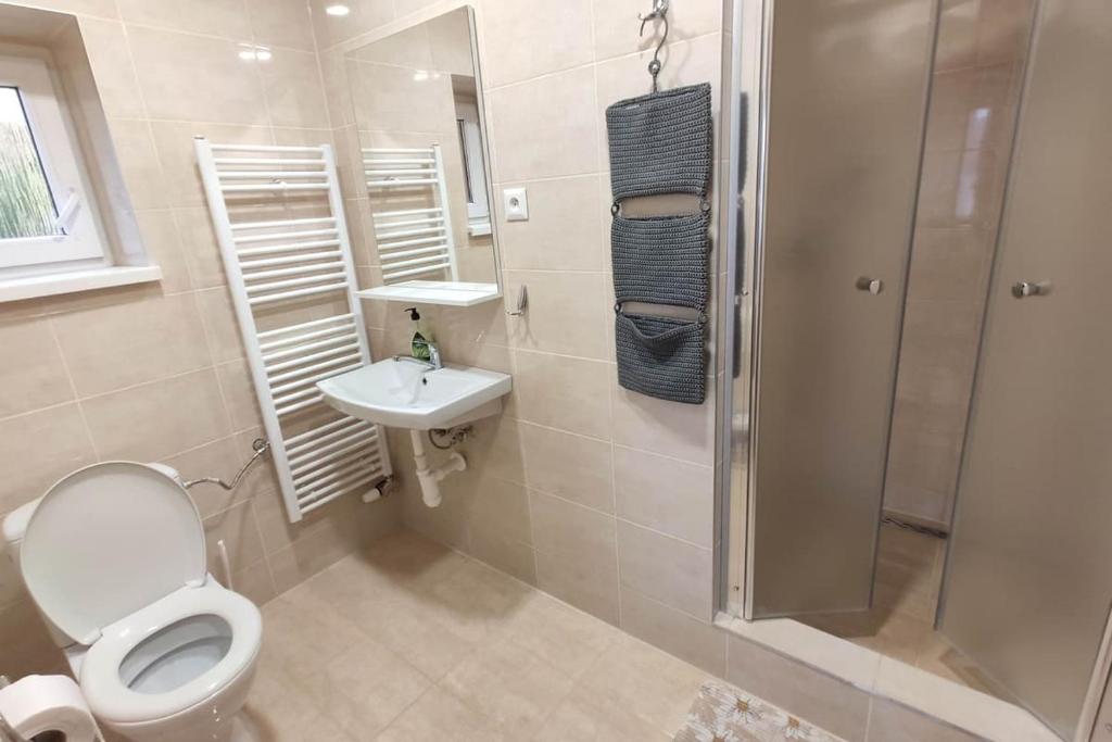Koupelna v ubytování Apartmany Tatra Relax, Velky Slavkov