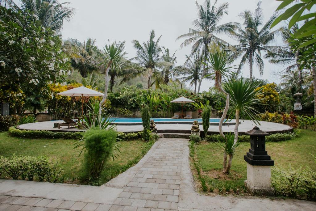 Zahrada ubytování Crystal Bay Villa