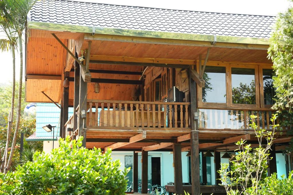 Balkón nebo terasa v ubytování Mường Dy Retreat Ba Vì