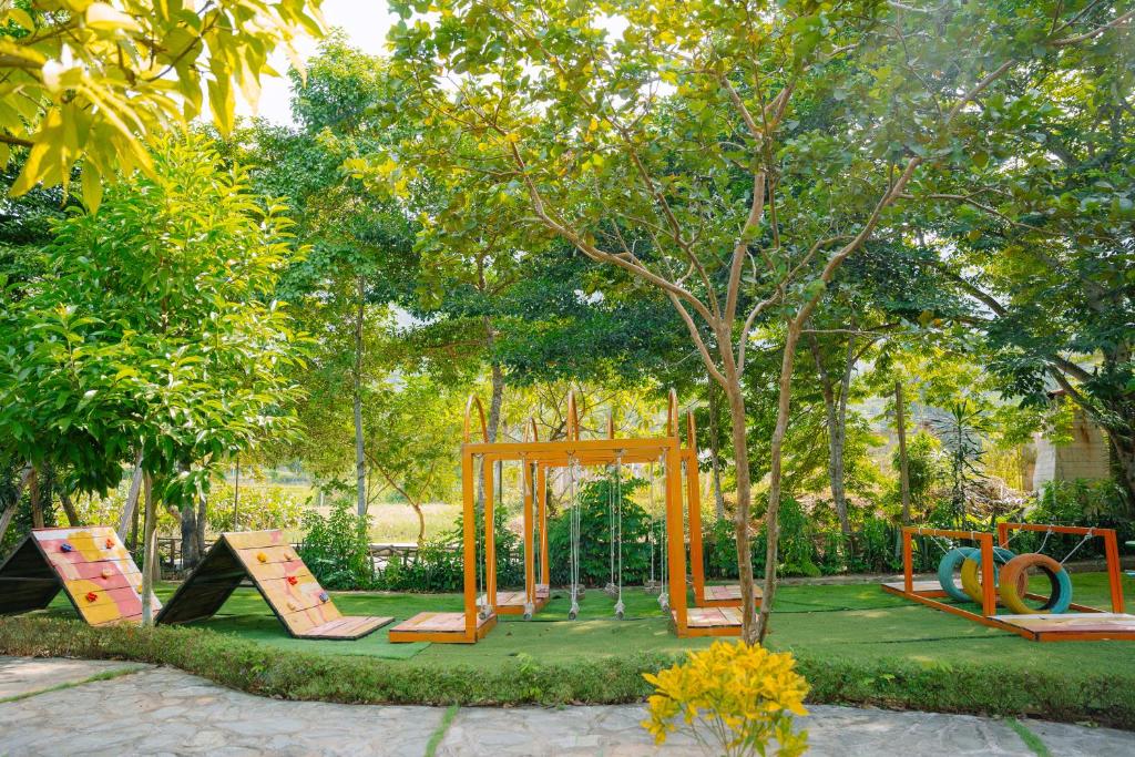 Zahrada ubytování Mường Dy Retreat Ba Vì