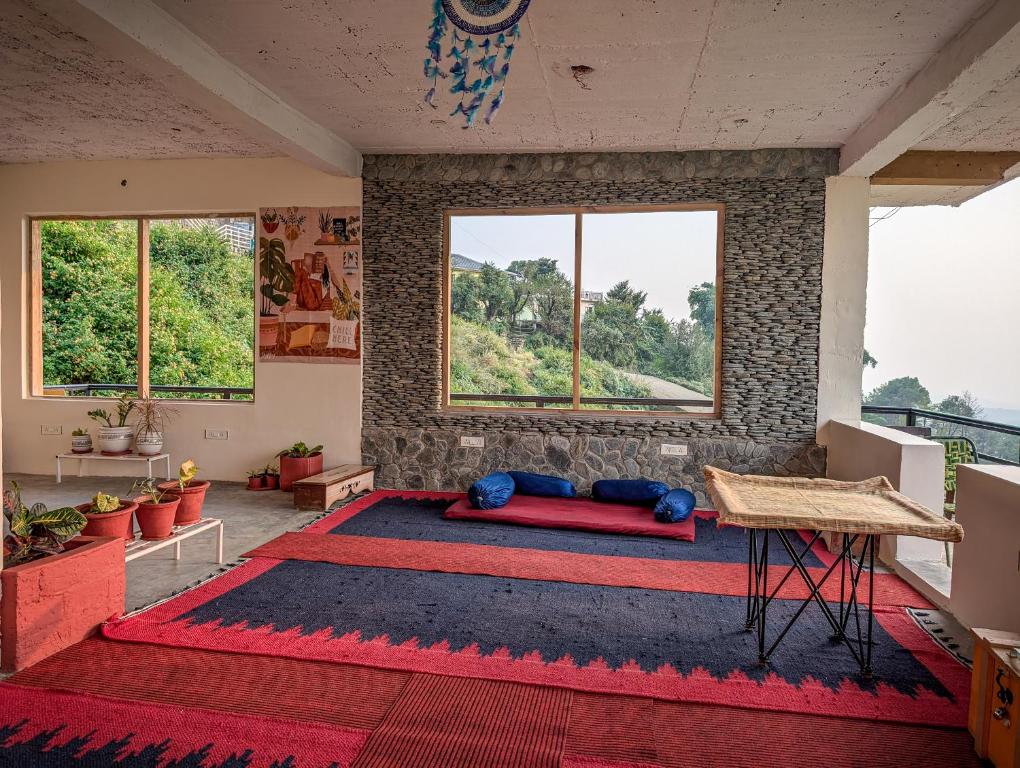 Balkón nebo terasa v ubytování Hobo Hostel