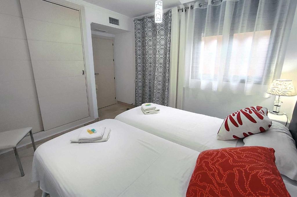 Posteľ alebo postele v izbe v ubytovaní Penthouse Patio de doña Julia