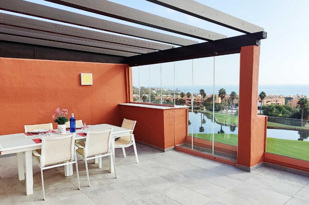 Balkón alebo terasa v ubytovaní Penthouse Patio de doña Julia