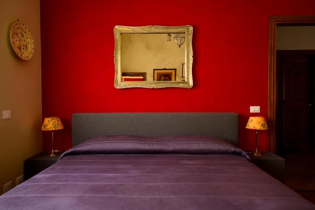 Postel nebo postele na pokoji v ubytování Mimma bed&flavour