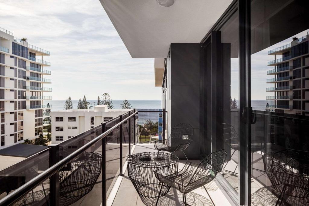 Balkón nebo terasa v ubytování First Light Mooloolaba, Ascend Hotel Collection
